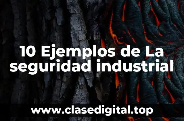 10 Ejemplos de La seguridad industrial