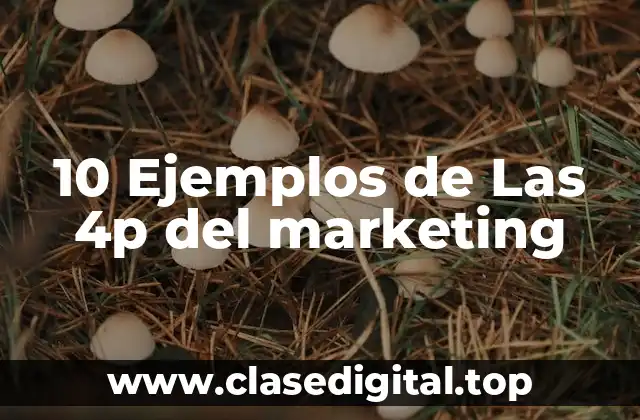 Ejemplos de las 4P del marketing