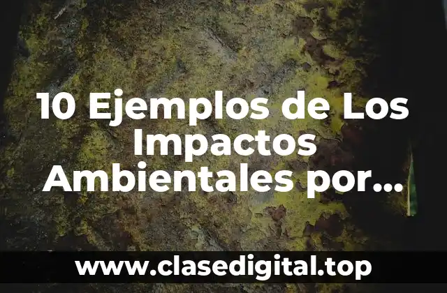 10 Ejemplos de Los Impactos Ambientales por Contaminación Ondas Acústicas UNAM