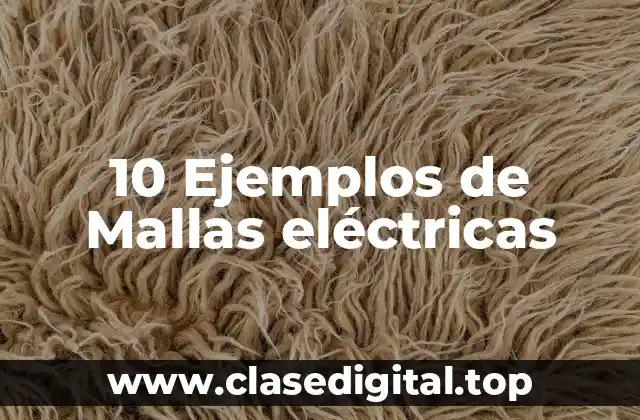 10 Ejemplos de Mallas eléctricas
