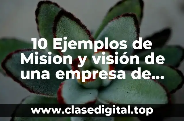 10 Ejemplos de Mision y visión de una empresa de pastelería