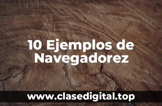 10 Ejemplos de Navegadorez