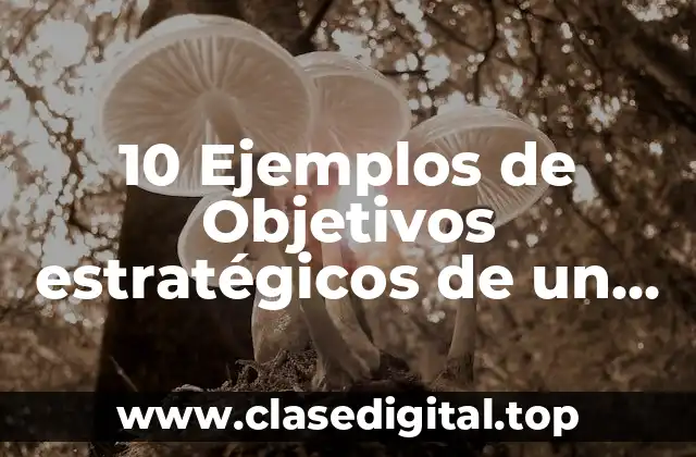 10 Ejemplos de Objetivos estratégicos de un hotel