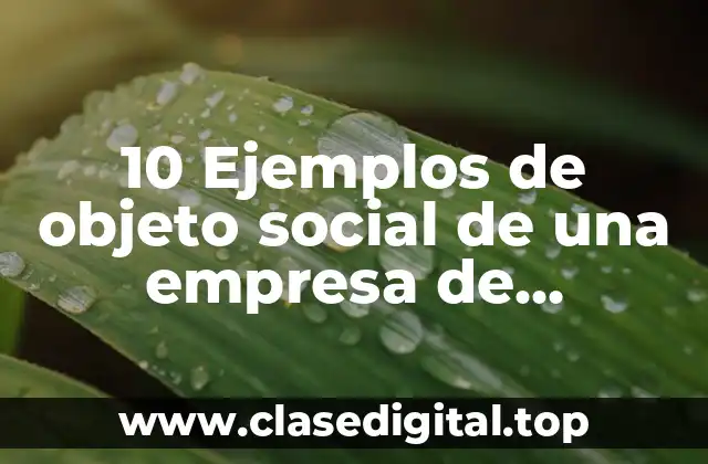 10 Ejemplos de objeto social de una empresa de publicidad