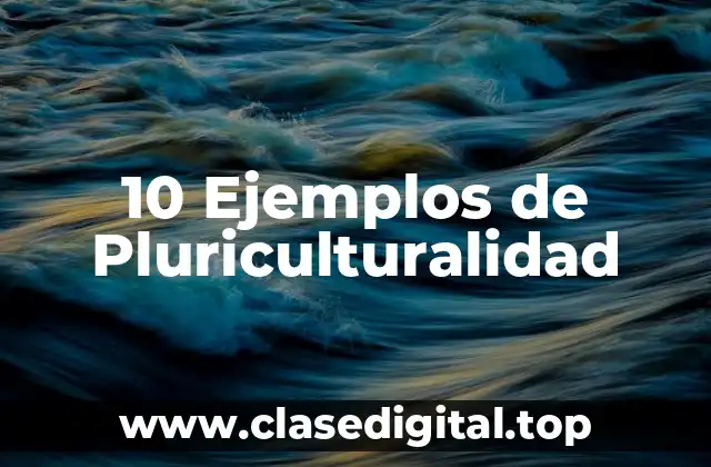 10 Ejemplos de Pluriculturalidad