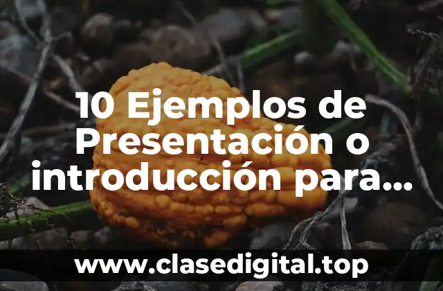 10 Ejemplos de Presentación o introducción para memoria de titulación diseño
