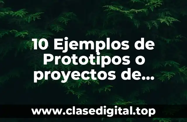 10 Ejemplos de Prototipos o proyectos de simulación de tercera dimensión continua