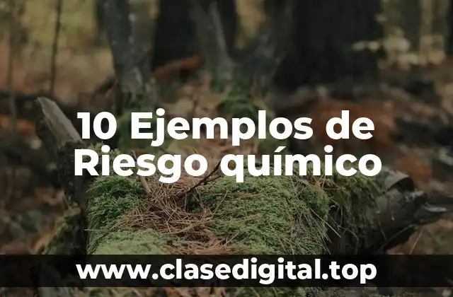 10 Ejemplos de Riesgo químico
