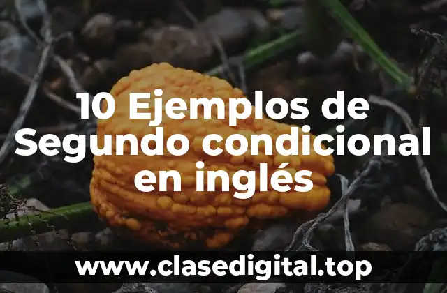10 Ejemplos de Segundo condicional en inglés