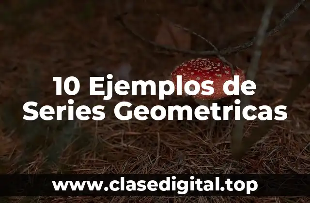 10 Ejemplos de Series Geometricas