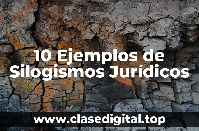 10 Ejemplos de Silogismos Jurídicos