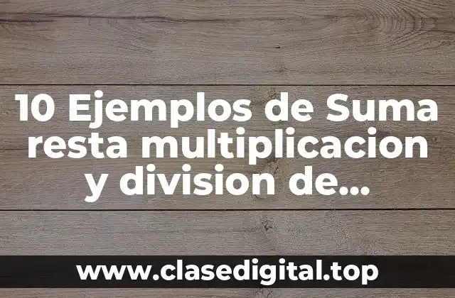 Ejemplos de fracciones algebraicas