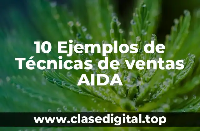 10 Ejemplos de Técnicas de ventas AIDA