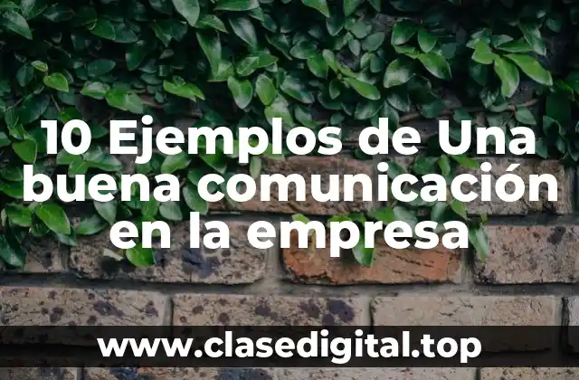 10 Ejemplos de Una buena comunicación en la empresa