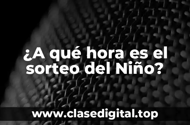 Orígenes del Sorteo del Niño