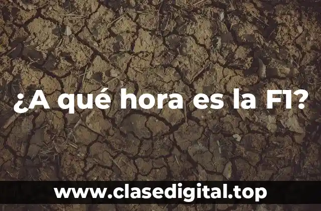 La temporada de la Fórmula 1 - ¿Cuántas carreras hay al año?