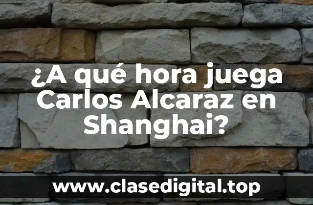 El calendario del Masters de Shanghai