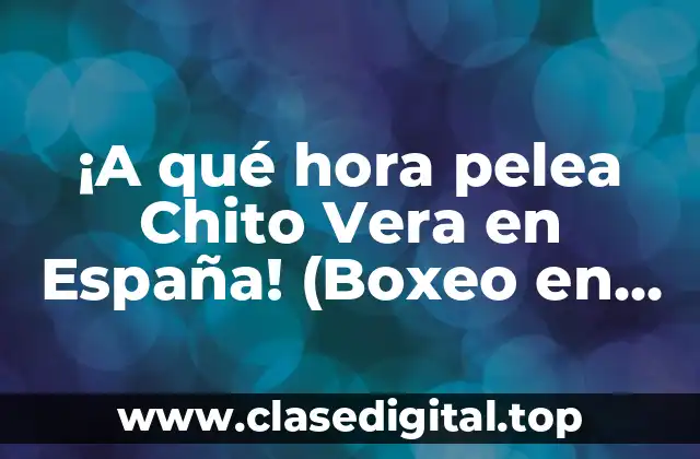 ¿Quién es Chito Vera?