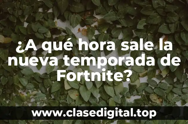 La importancia de la nueva temporada de Fortnite