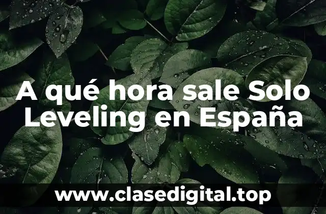 Historia y trama de Solo Leveling