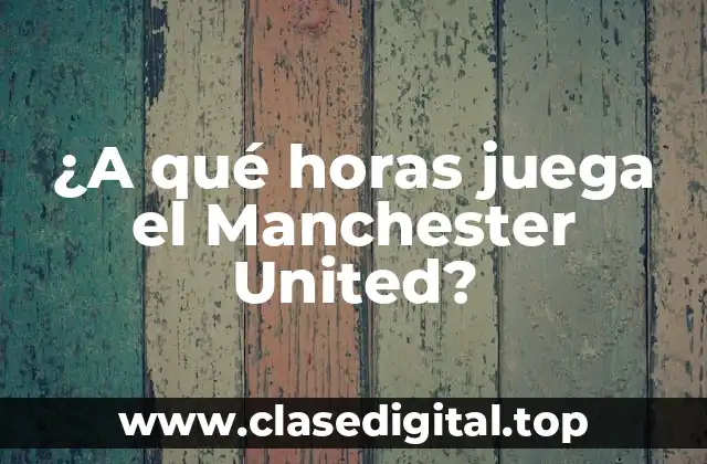La Premier League y la competencia del Manchester United