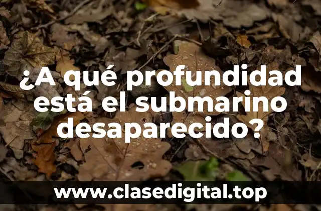 La historia de la desaparición de submarinos