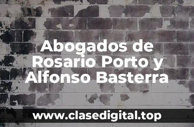 Abogados de Rosario Porto y Alfonso Basterra