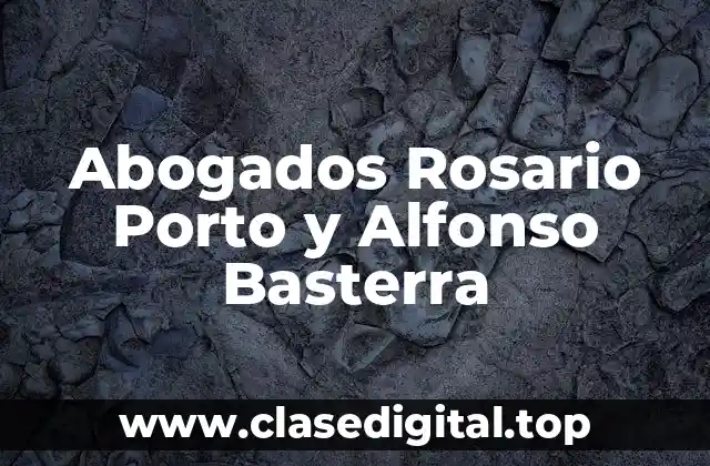 Abogados Rosario Porto y Alfonso Basterra