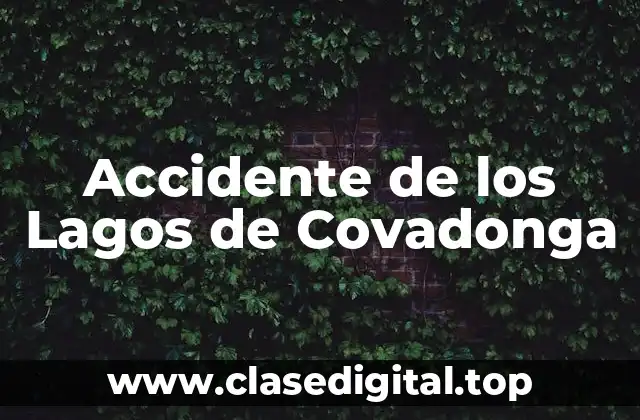 Accidente de los Lagos de Covadonga