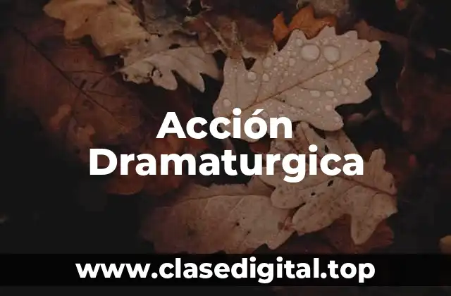 Acción Dramaturgica