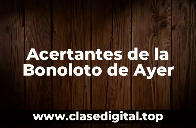 Cómo Funciona la Bonoloto