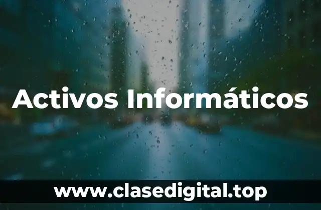 Activos Informáticos