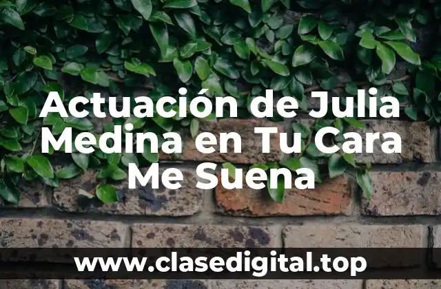 ¿Quién es Julia Medina?
