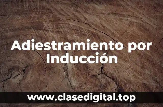 Adiestramiento por Inducción