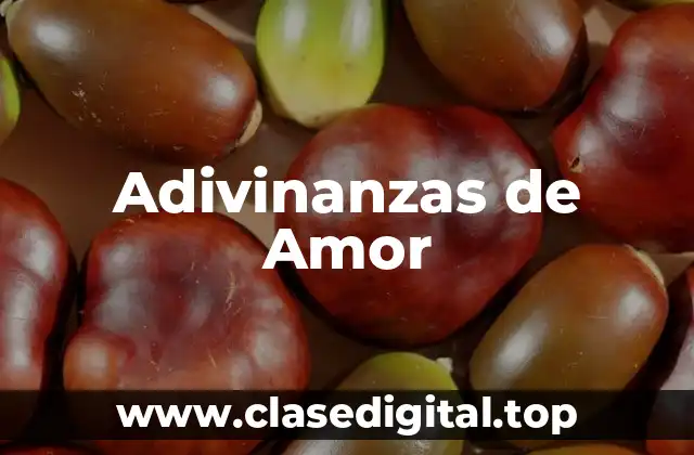 Adivinanzas de Amor