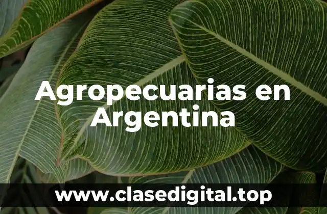 Agropecuarias en Argentina