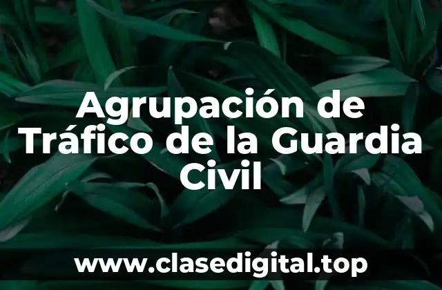 Orígenes y Historia de la Agrupación de Tráfico de la Guardia Civil