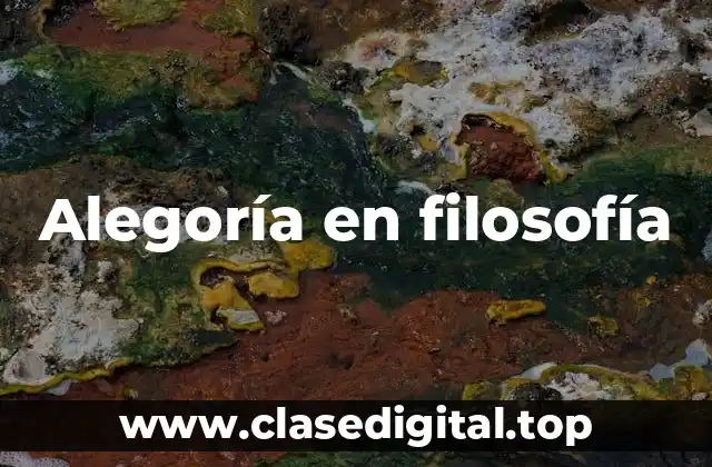 Alegoría en filosofía