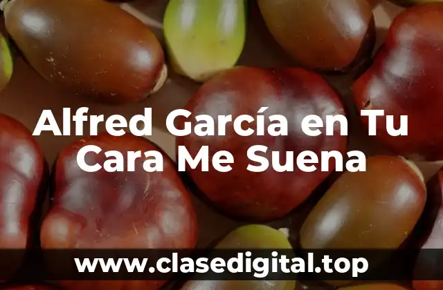 ¿Quién es Alfred García?