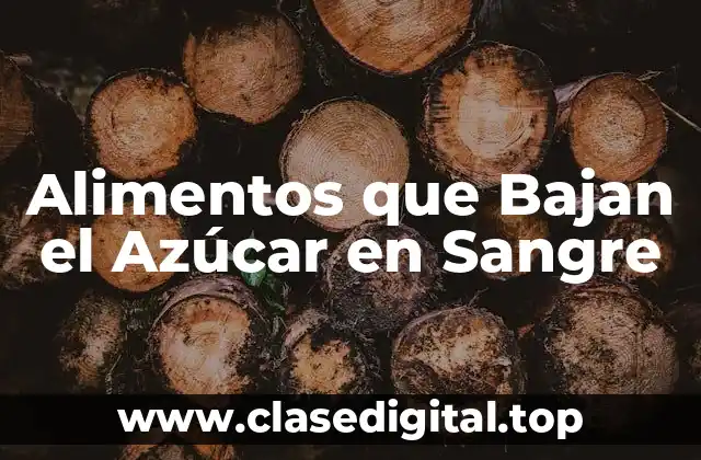 Verduras con Propiedades Hipoglucémicas