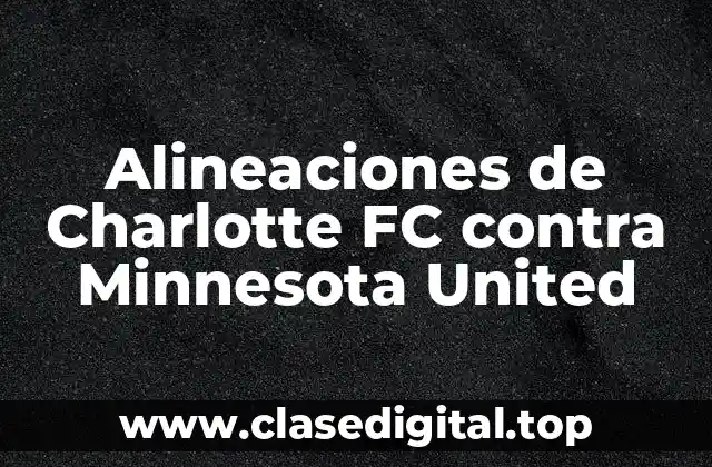 Alineaciones de Charlotte FC contra Minnesota United