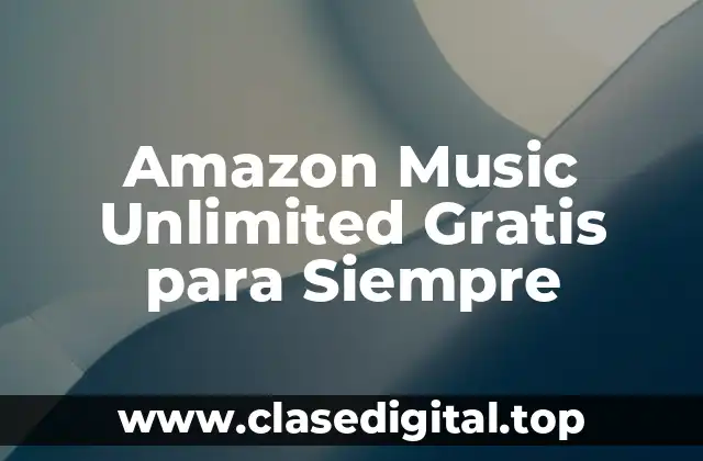 ¿Qué es Amazon Music Unlimited?