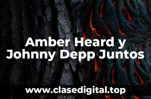 Amber Heard y Johnny Depp Juntos