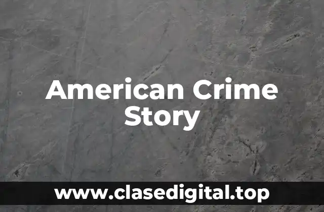 American Crime Story