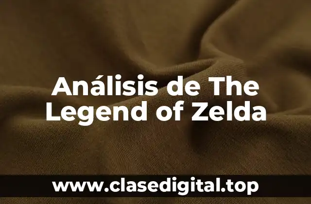 Análisis de The Legend of Zelda