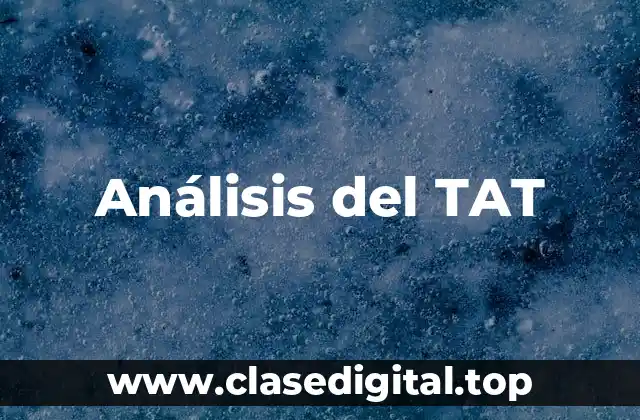 Análisis del TAT