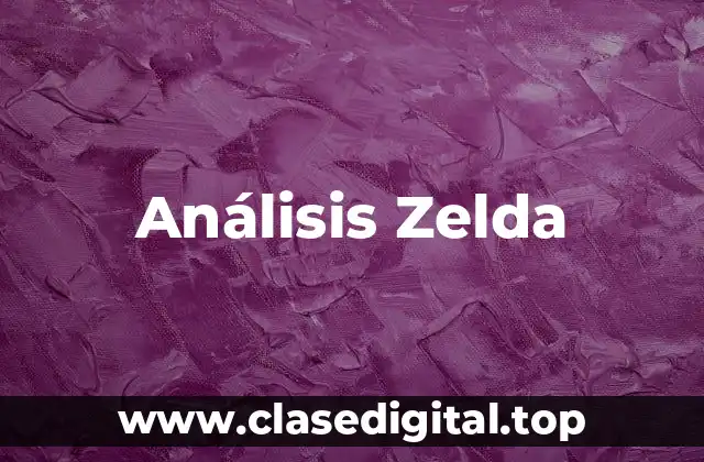 Análisis Zelda