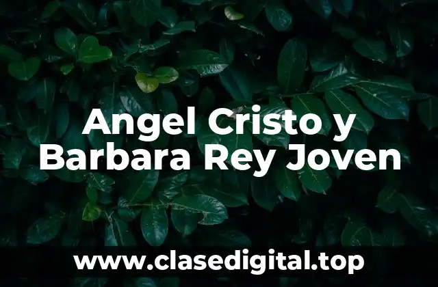 La Infancia de Angel Cristo y Barbara Rey