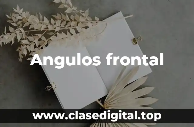 Angulos frontal