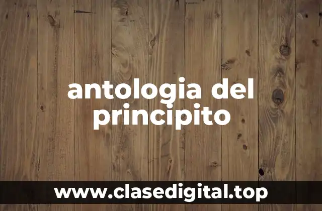 antologia del principito